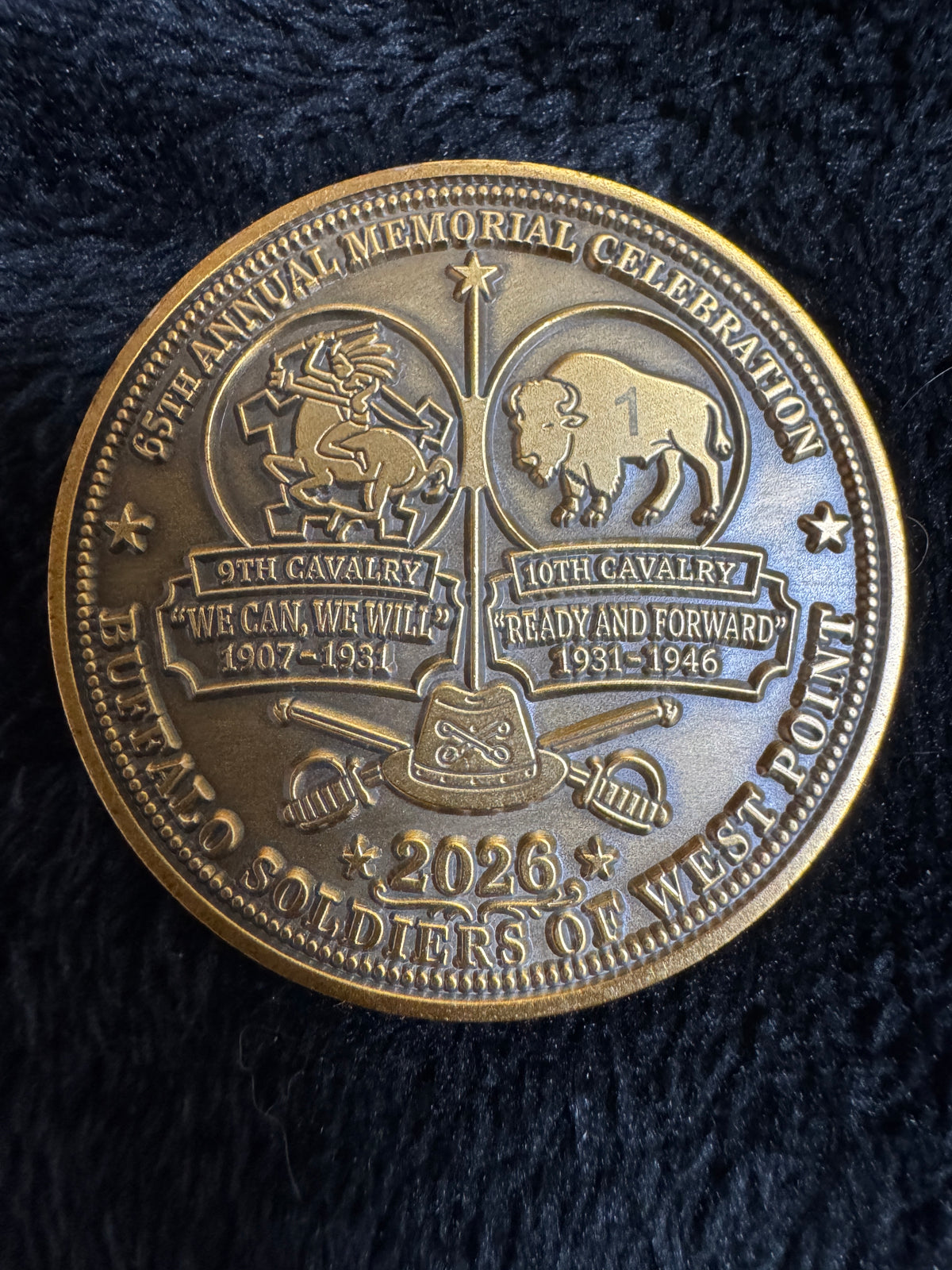 65th Memorial Coin with Walnut Presentation Case